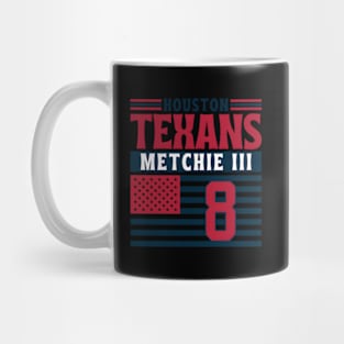 Houston Texans Metchie Iii 8 American Flag Football Mug